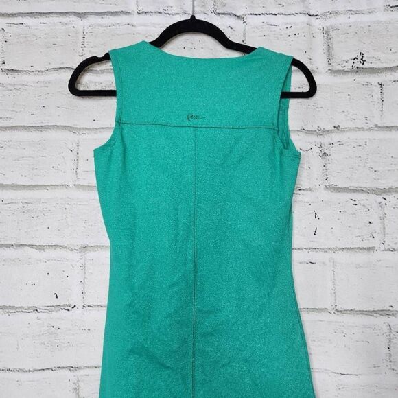 Kavu Eve V-Neck Sleeveless Tank Dress Teal Green Size XXS Outdooe Womens Stretch - Picture 6 of 10